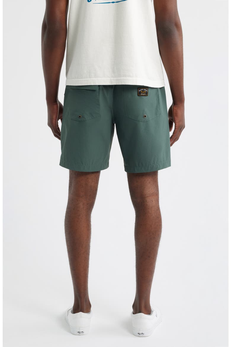 Warwick Stretch Drawstring Shorts, Alternate, color, GREEN