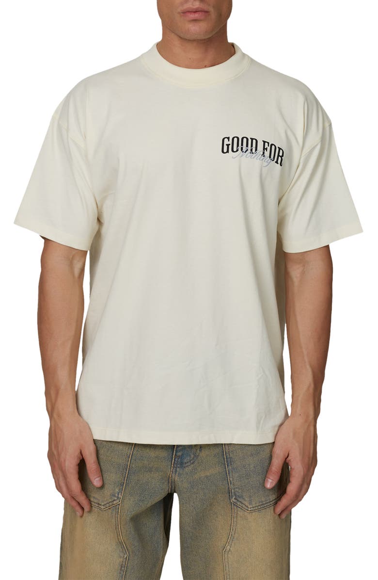 Good For Nothing Oversized Revival T-Shirt, Main, color, Ivory