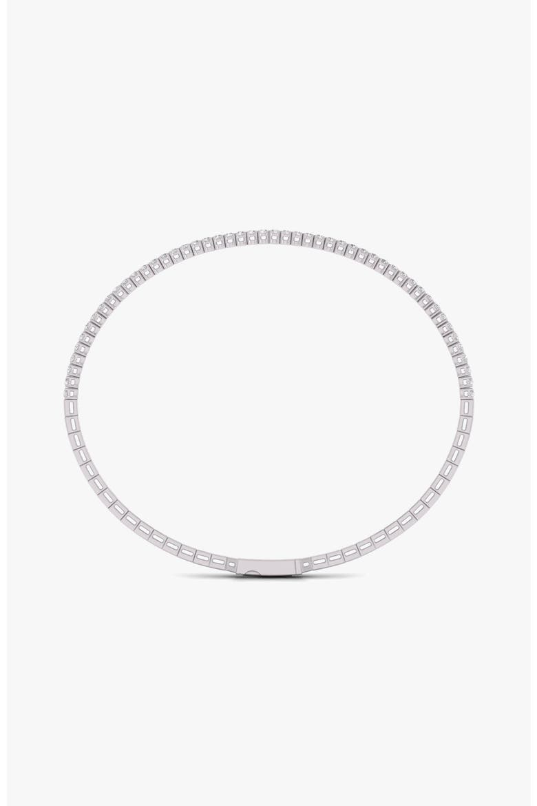 14K Gold Lab Diamonds 3 Carats Diana Bracelet, Alternate, color, White Gold