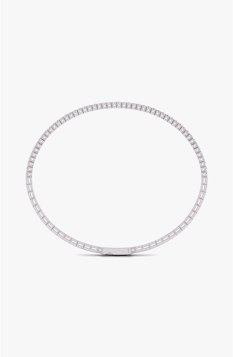 SEREIA OFFICIAL 14K Gold Lab Diamonds 3 Carats Diana Bracelet, Alternate, color, White Gold