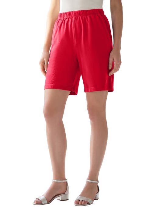 Plus Size Soft Knit Pull-On Short (Plus)