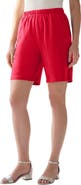 Roaman's Plus Size Soft Knit Pull On Short