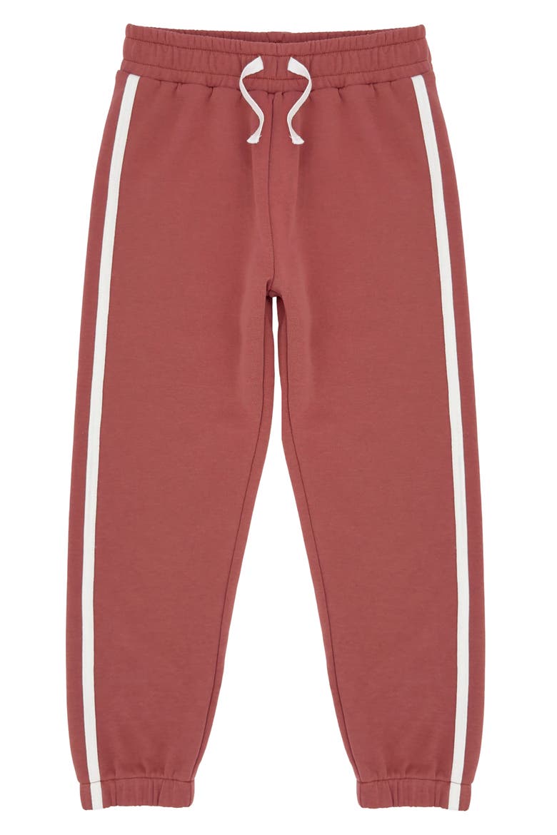 Kids' Wyatt Cotton Blend Track Joggers, Main, color, CANYON RED