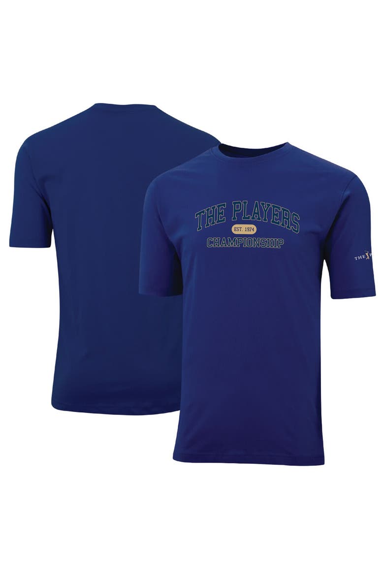 Men's Ahead  Navy THE PLAYERS Arched Logo Pembrooke T-Shirt, Main, color, Blue