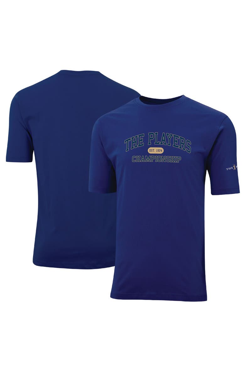 AHEAD Men's Ahead Navy THE PLAYERS Arched Logo Pembrooke T-Shirt, Main, color, Blue
