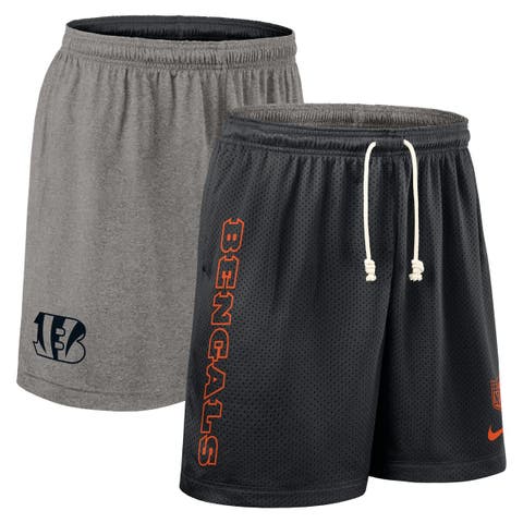 Men's Nike Black Cincinnati Bengals Sideline Reversible Performance Shorts