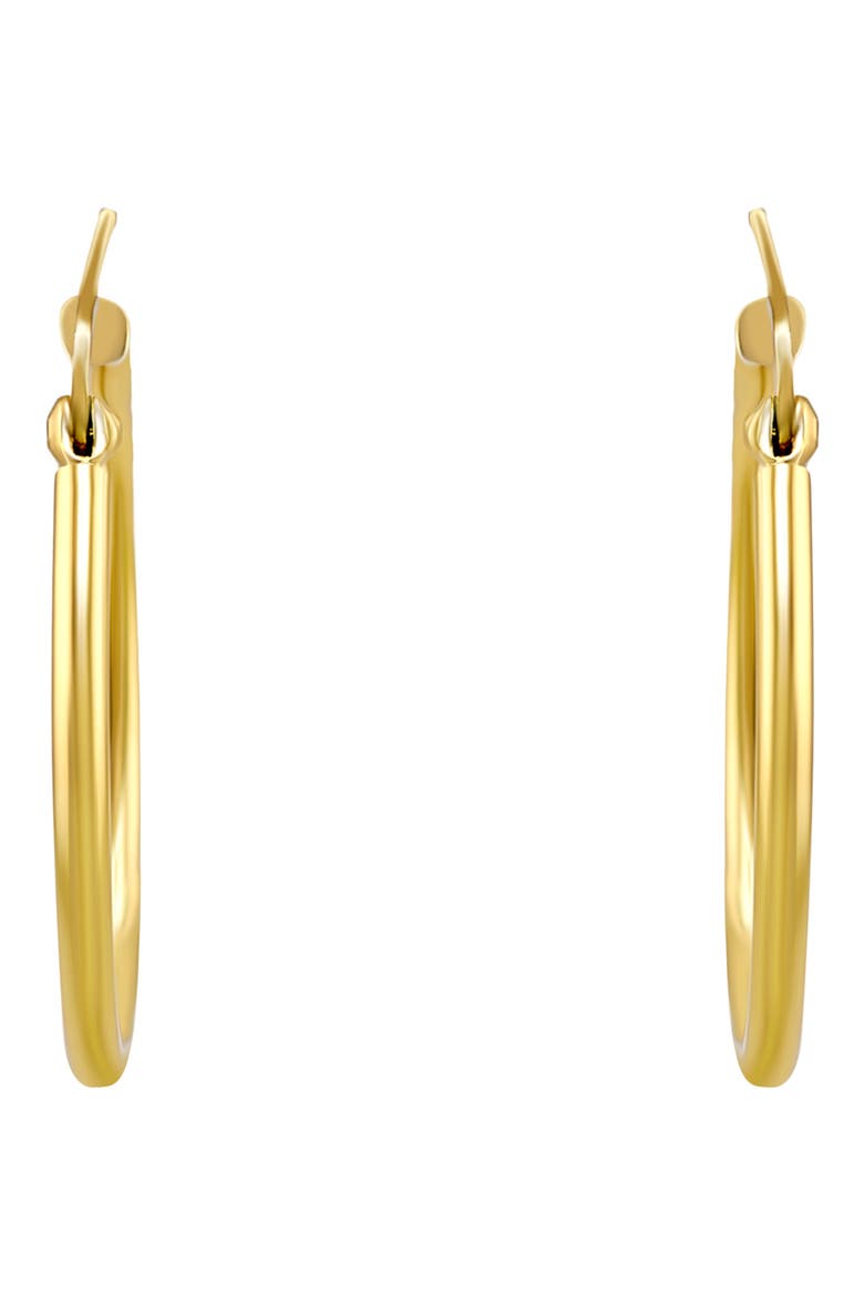Classic Hoop Earrings, Alternate, color, GOLD