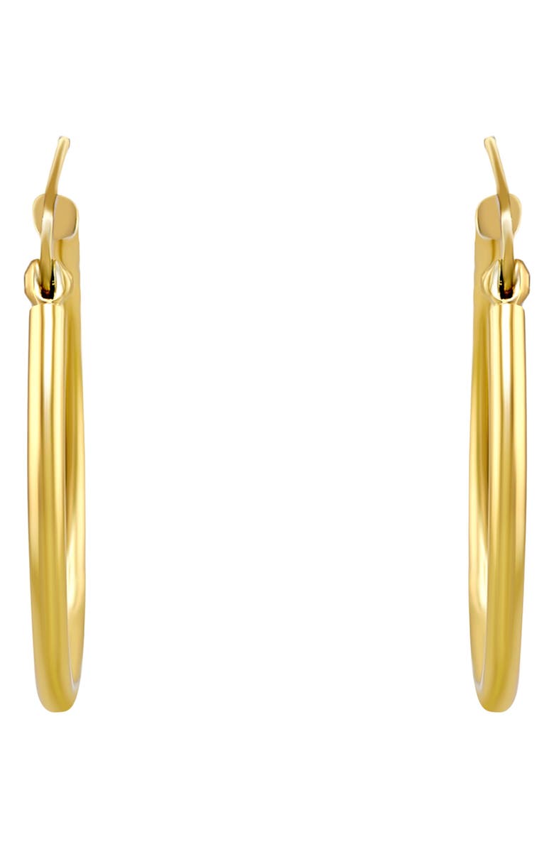 AMERICAN EXCHANGE Classic Hoop Earrings, Alternate, color, Gold