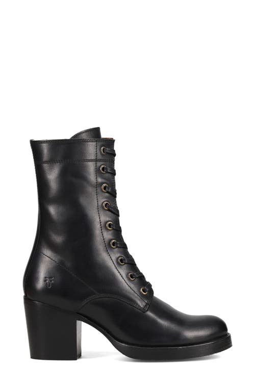 Frye Jean Lace-up Boot In Black