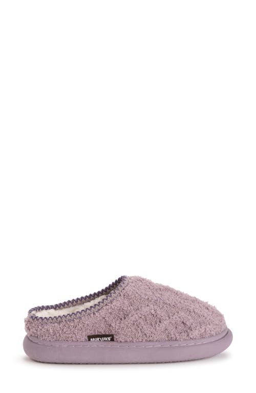 Muk Luks Janna Cozy Crew Faux Shearling Lined Clog