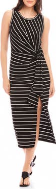 FIFTEEN TWENTY Maddie Side Knot Midi Dress