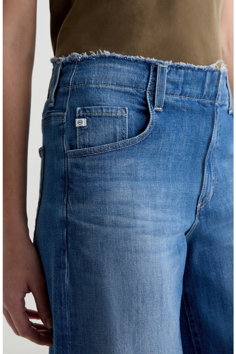 Deven High Waist Ultra Wide Leg Jeans, Alternate, color, RUNWAY