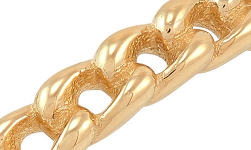 Frankie & Zoe Curb Link Band Ring In Gold