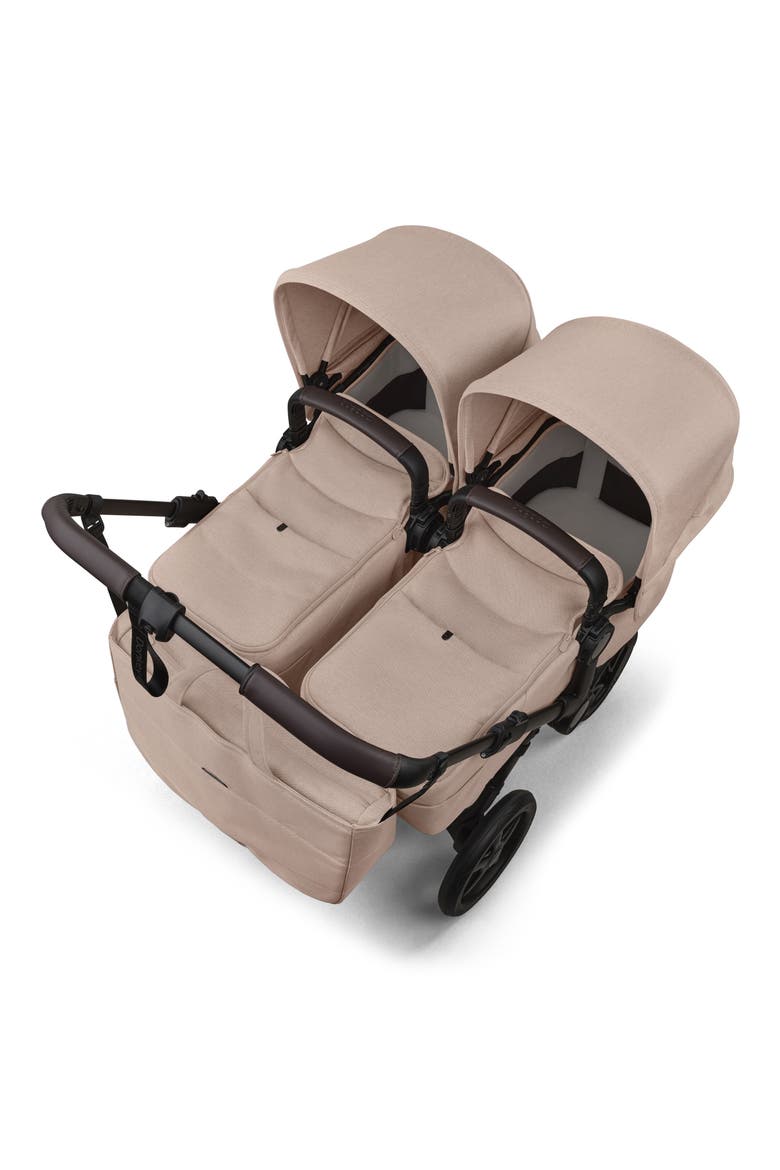 Twin Bassinet Fabric Set for Bugaboo Donkey 6 Stroller, Alternate, color, DESERT TAUPE MELANGE