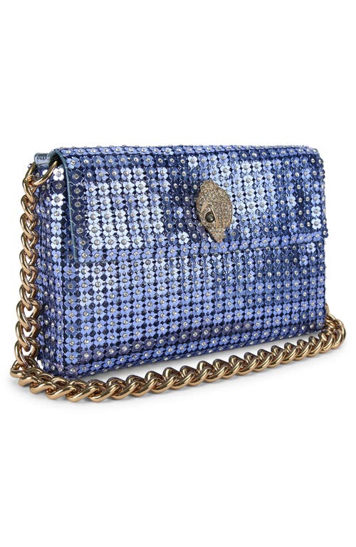 Kurt Geiger London Small Crystal Flower Party Should In Medium Blue