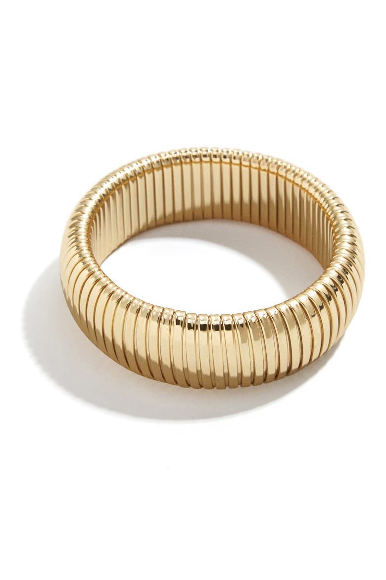 Stretch Bangle, Main, color, GOLD