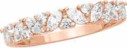 SAVVY CIE JEWELS Cubic Zirconia Eternity Band