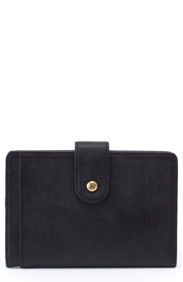 HOBO Pax Leather Wallet, Main, color, 
