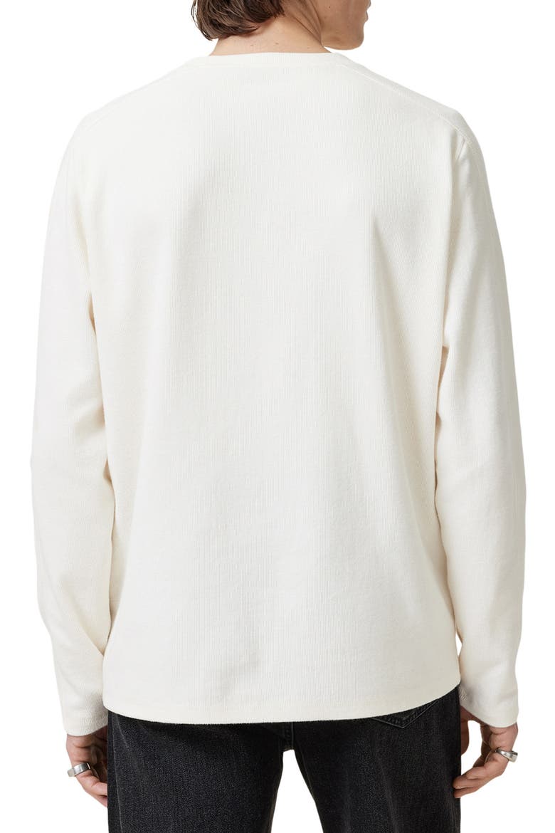 Rowe Long Sleeve Waffle Knit T-Shirt, Alternate, color, CHALK WHITE