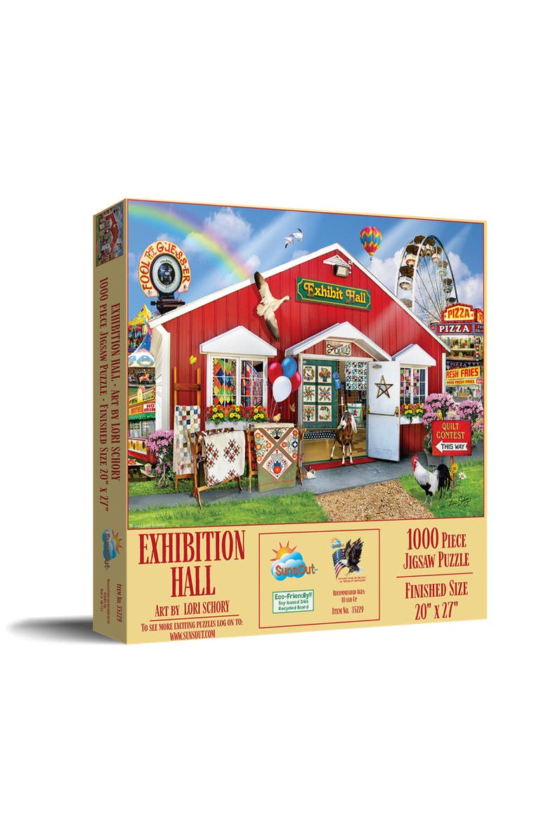 Exhibition Hall 1000 piece Jigsaw Puzzle for Adults, Main, color, Multicolor