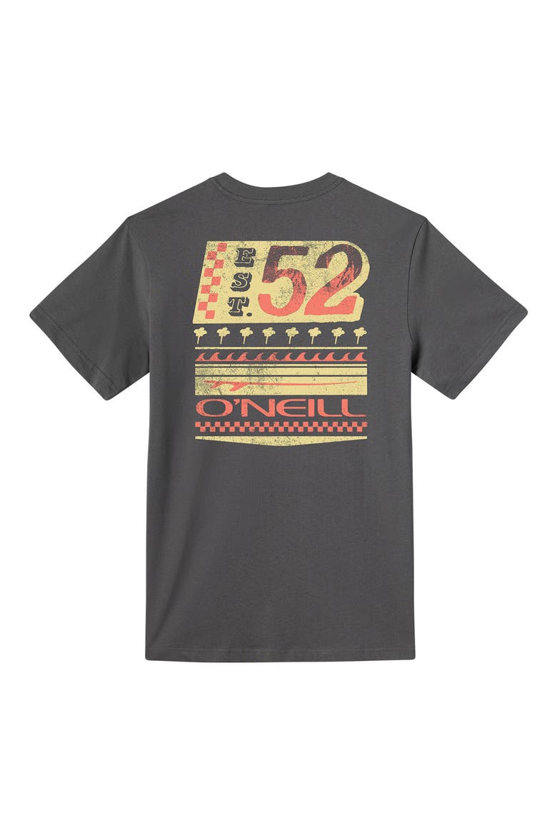 Kids' Rays Cotton Graphic T-Shirt, Alternate, color, DARK SHADOW