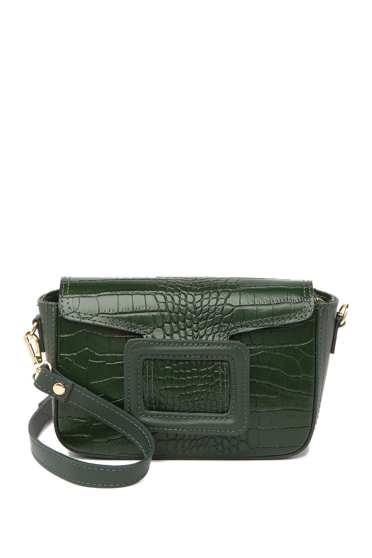 SCUI STUDIOS Croc Embossed Crossbody Bag (Men) | Nordstromrack