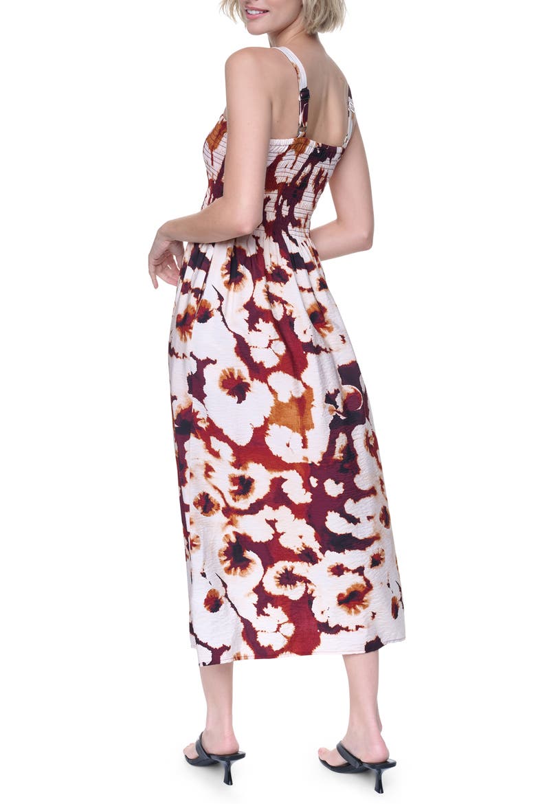 Floral Print Maxi Dress, Alternate, color, FLORAL INKBLOT