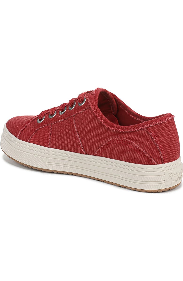 Blowfish Malibu Super Smile Platform Slip-On Sneaker, Alternate, color, Red Fabric