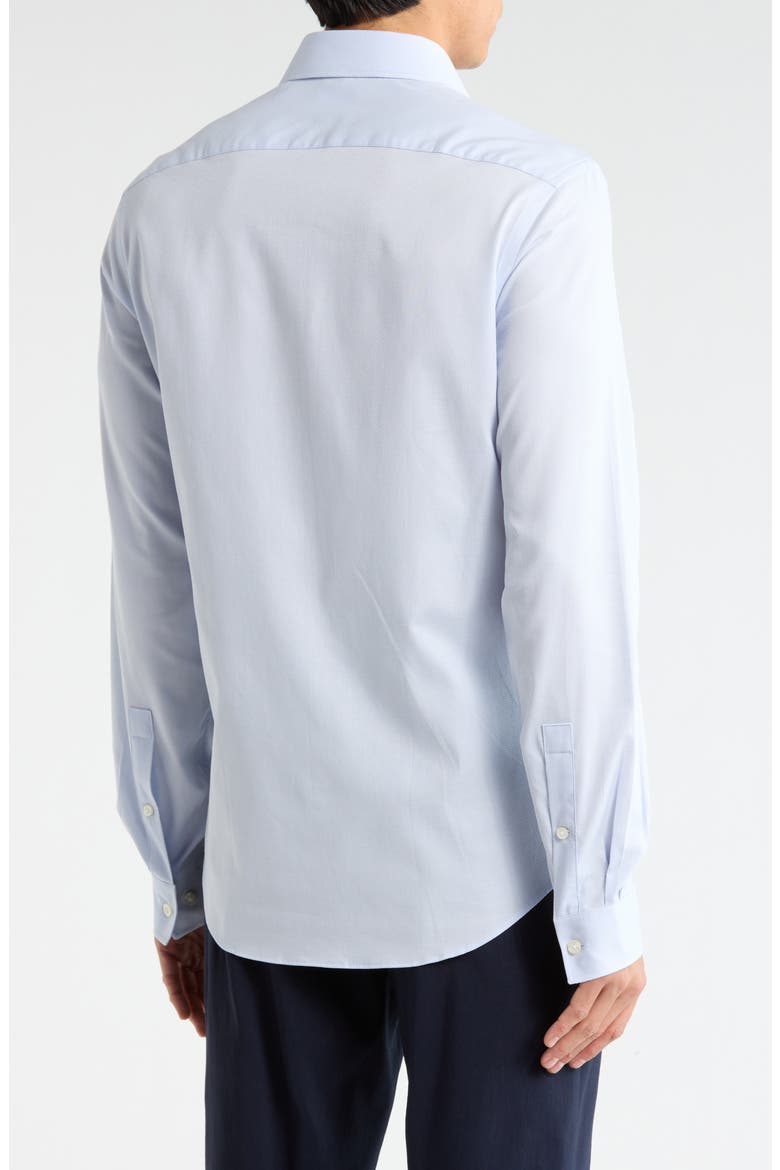 Slim Fit Stretch Cotton Dress Shirt, Alternate, color, SOFT BLUE