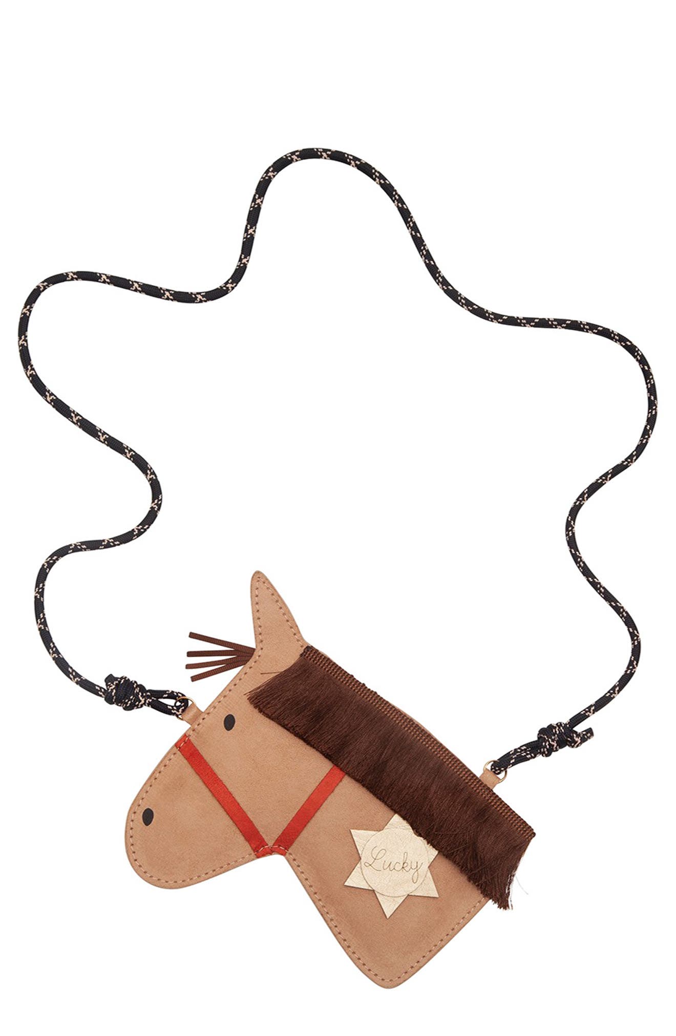 Mimi & Lula Kids' Lucky Horse Crossbody Bag, Main, color, 