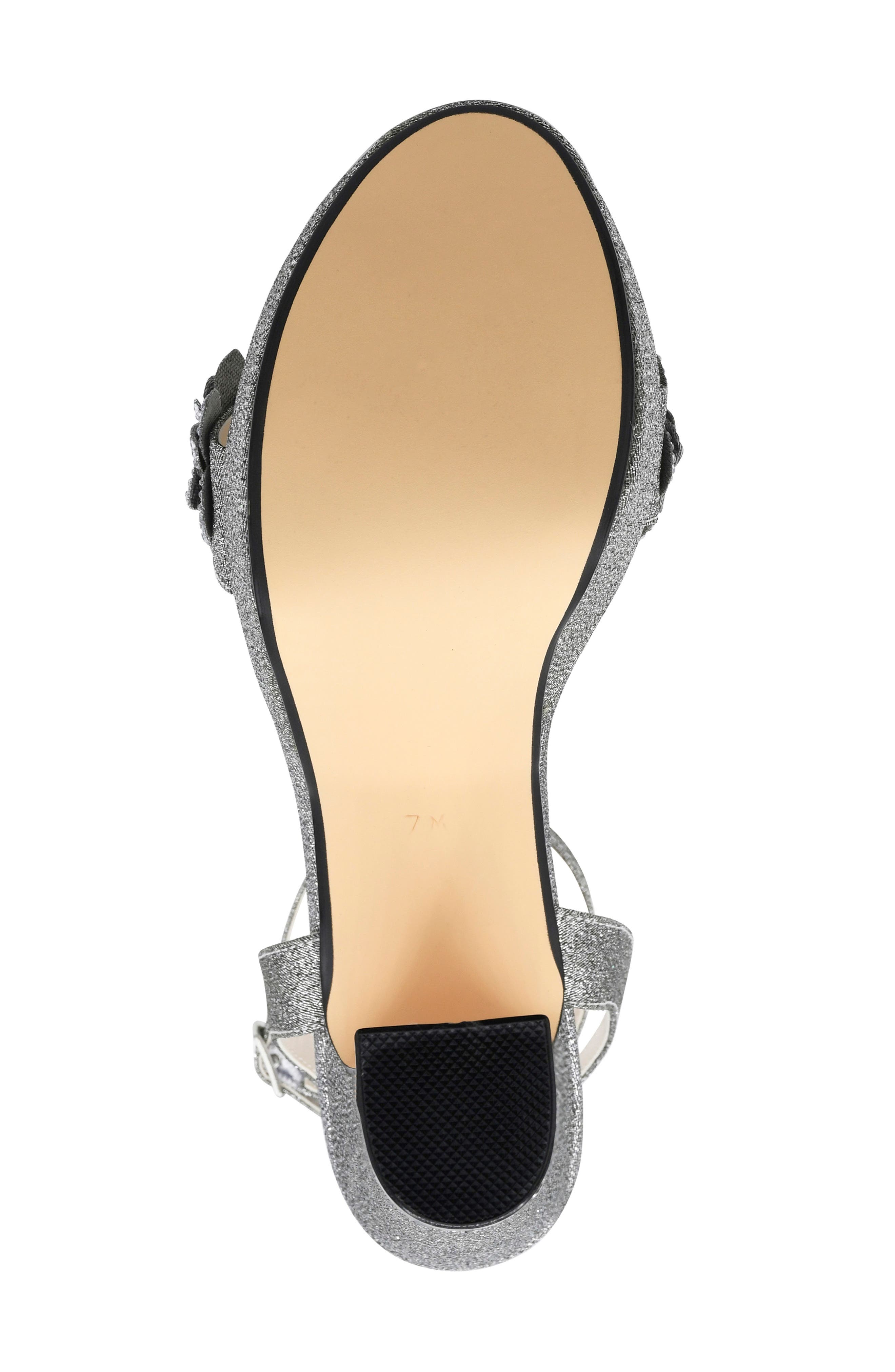 Touch Ups Lily Ankle Strap Platform Sandal, Alternate, color, Pewter