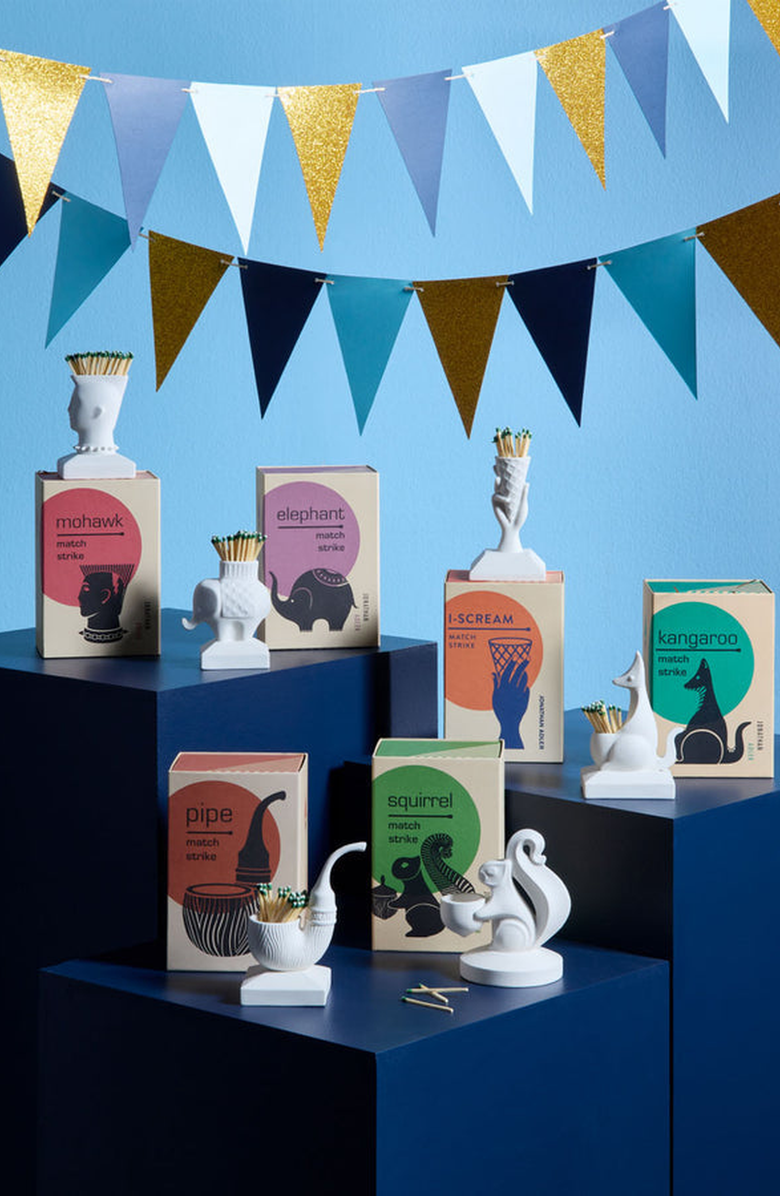 Jonathan Adler Squirrel Match Strike, Alternate, color, 