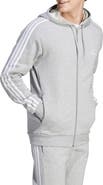 adidas Essentials 3-Stripe Fleece Hoodie