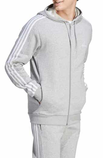 Essentials 3-Stripe Fleece Hoodie
