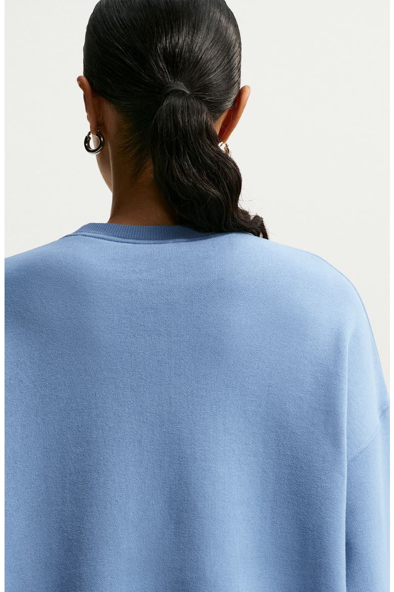 Studio Fleece Oversized Sweatshirt, Alternate, color, 486 WORKBL/SAIL