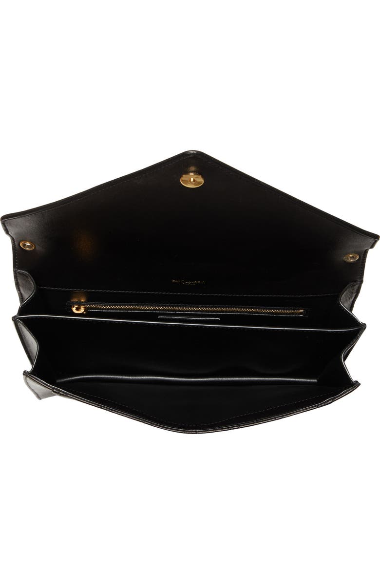 Saint Laurent Gaby Quilted Leather Shoulder Bag, Alternate, color,