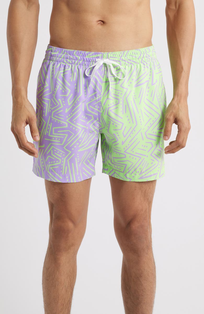 Chubbies The Pangeas 5.5-Inch Classic Lined Swim Trunks, Main, color, 