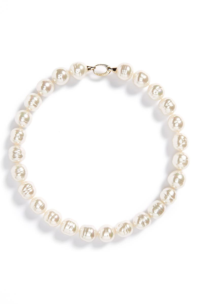 Majorica 14mm Baroque Pearl Necklace, Main, color,