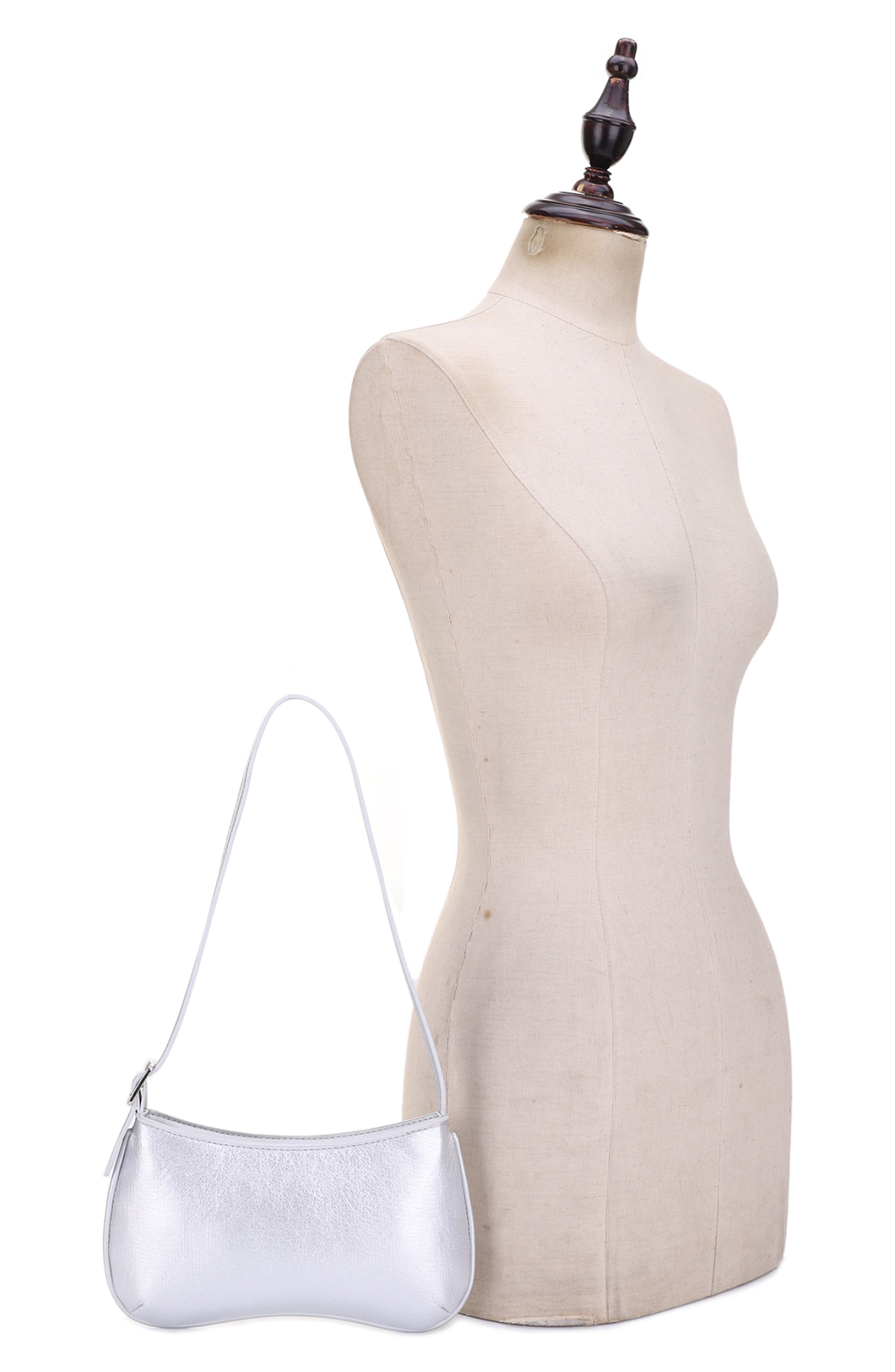 Mali + Lili Imani Recycled Vegan Leather Shoulder Bag, Alternate, color, 