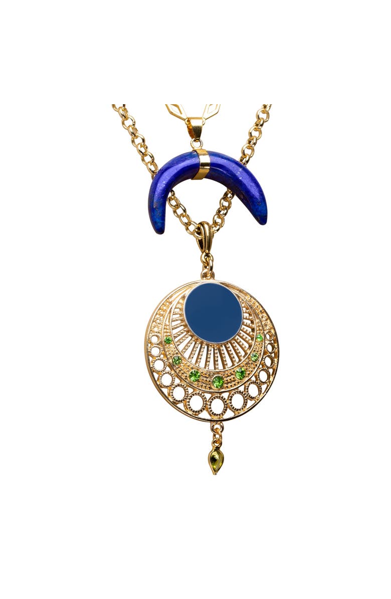 Lunaversoul Fallon Layered Chain Necklace, Alternate, color, Gold