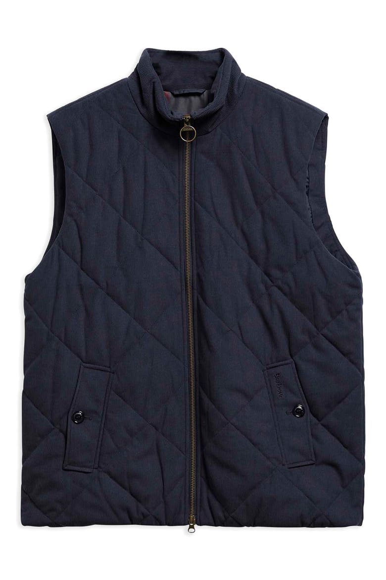 Corden Quilted Gilet, Alternate, color, DARK NAVY