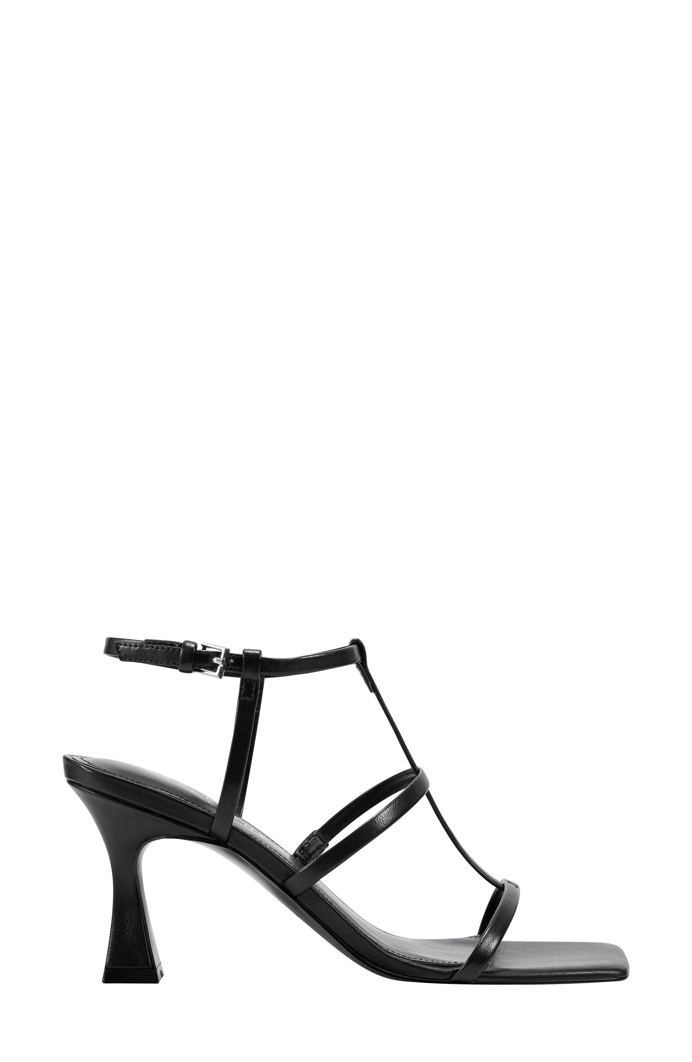 Marc Fisher LTD Dennie Ankle Strap Sandal, Alternate, color, Black
