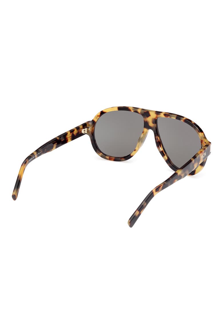 59mm Pilot Sunglasses, Alternate, color, BLONDE HAVANA / GREEN