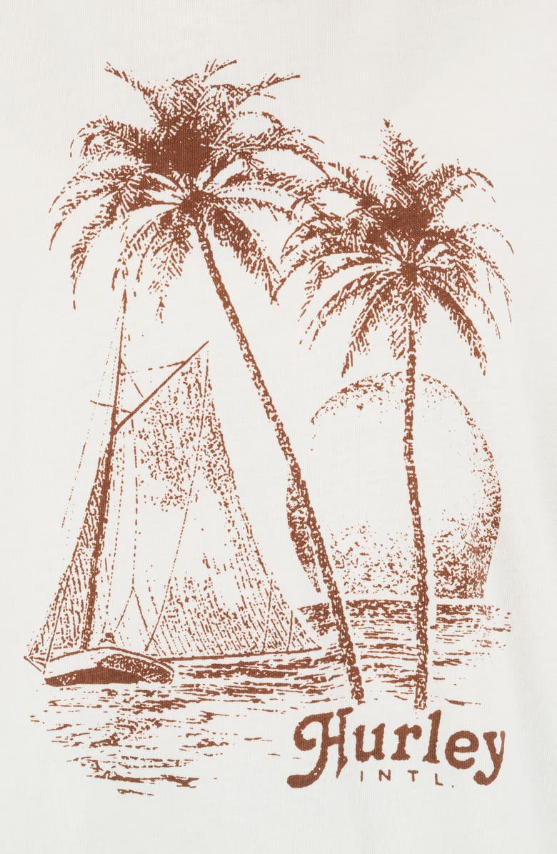 Hurley Fair Winds Relaxed Fit Graphic T-Shirt, Alternate, color, Tofu