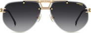 Carrera Eyewear 63mm Gradient Oversize Rectangular Sunglasses