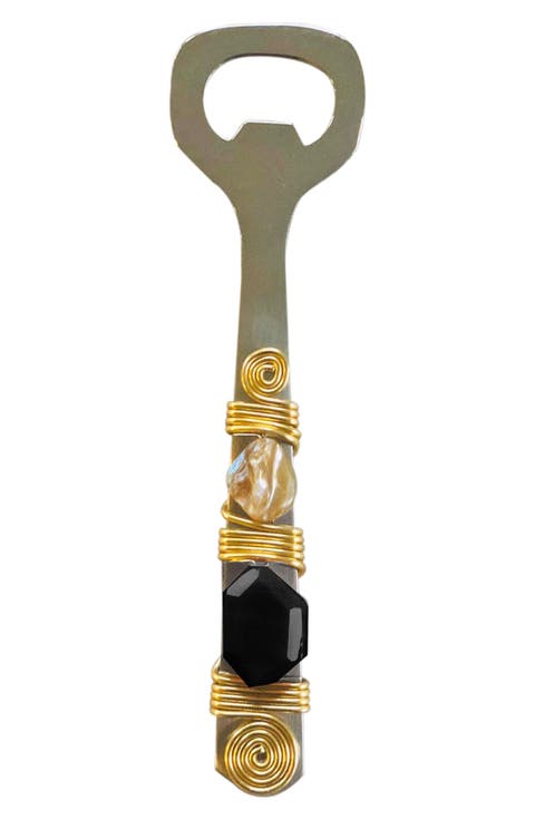 Mother Of Pearl Stud Bottle Opener