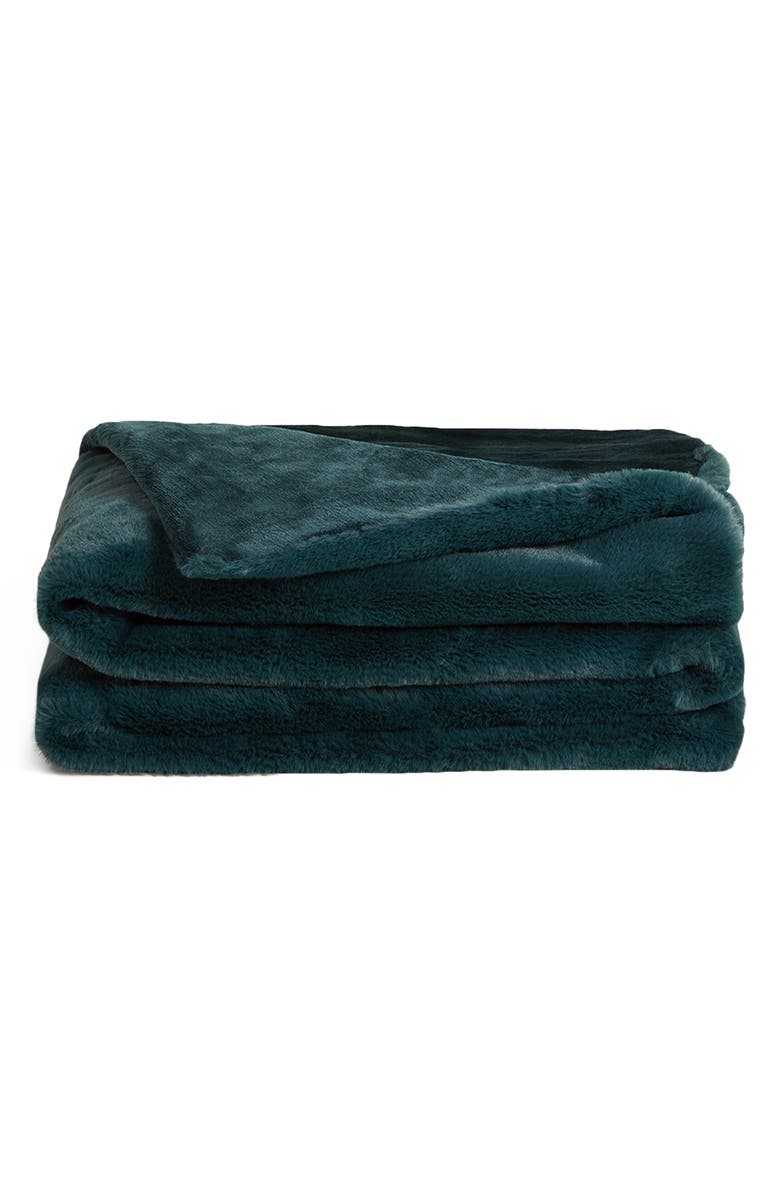 UnHide Lil' Marsh Mini Faux Fur Throw Blanket, Main, color, 