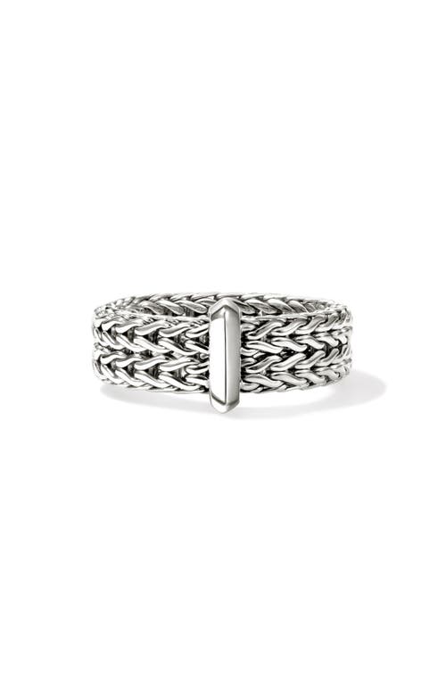 John Hardy Icon Link Ring In Silver