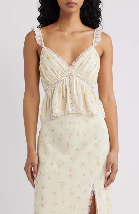 Nicoleta Lace Trim Camisole