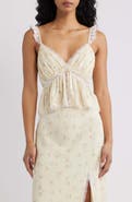 LoveShackFancy Nicoleta Lace Trim Camisole